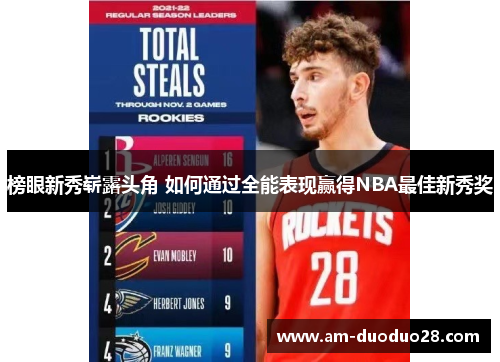 榜眼新秀崭露头角 如何通过全能表现赢得NBA最佳新秀奖